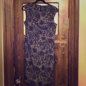 Ann Taylor snake print dress